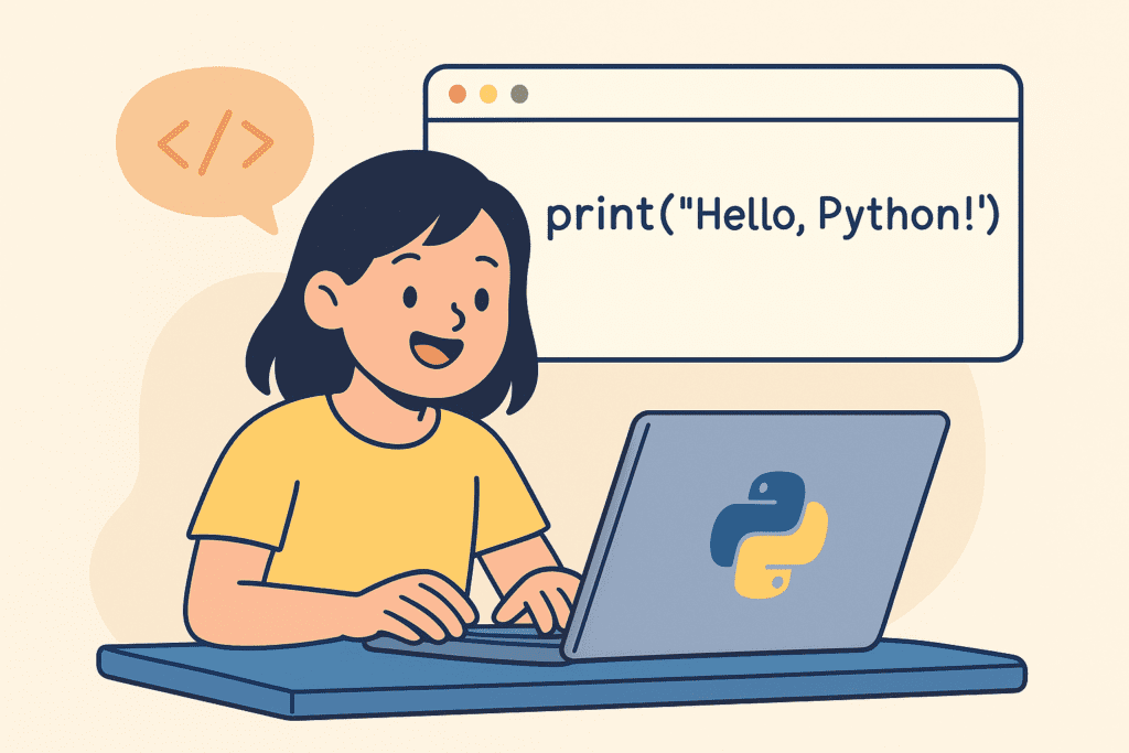 Beginner coding python first python program